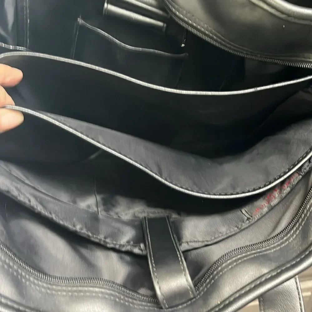 Men's Black Leather Bag